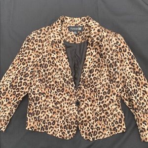 Leopard Blazer